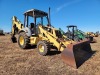 New Holland 555E 4WD Extendahoe, s/n 031001904: 9070 hrs