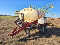 Century Pull-type Sprayer w/ Folding Booms w/ Pump and Spray Control in Office: 1000-gal Tank