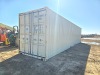 Unused 40' Shipping Container, s/n HPCU4524819: 2 End Doors - 2