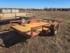 5x8 Tilt Bed Trailer (No Title - Bill of Sale Only): S/A, Lights, Bumper-pull - 4