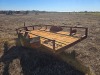 5x8 Tilt Bed Trailer (No Title - Bill of Sale Only): S/A, Lights, Bumper-pull - 5