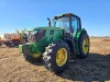 2014 John Deere 6140M MFWD Tractor, s/n 1L06140MHEH790465: C/A, Front Weights, 3PH, PTO, 3 Hyd Remotes, 480/80R42 Rears, 420/85R28 Fronts, 6892 hrs - 2