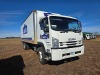 2018 Isuzu FTR Cabover Box Truck, s/n 54DK6S16XJSG01653: S/A, 210hp Diesel Eng., Allison 6-sp Auto, P/S, 25950 GVWR, Spring Susp., Morgan Body, Lift Gate, Rear Roll Up Door, 164K mi. - 2