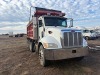 2006 Peterbilt 335 Tri-axle Dump Truck, s/n 2NPLLZ9XX6M631139: Cummins Eng., Eng. Brake, Manual Trans., Locking Rears, 16K Front, 40K Rears, Air Susp., Elec. Tarp, Odometer Discrepancy, Unknown Mileage - 2