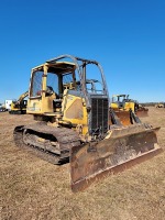 John Deere 550H LGP Dozer, s/n T0550HX877256: Canopy, Sweeps, 3629 hrs