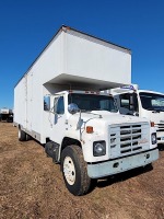 1989 International Box Truck, s/n 1HTLD22P7KH636606: 232K mi.