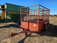 14' Cattle Trailer: T/A