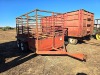 14' Cattle Trailer: T/A - 2