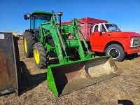 John Deere 3350 Tractor, s/n L03350U649326 (Has Incorrect 3155 Decals): C/A, Loader, Thubm Shift, 5045 hrs