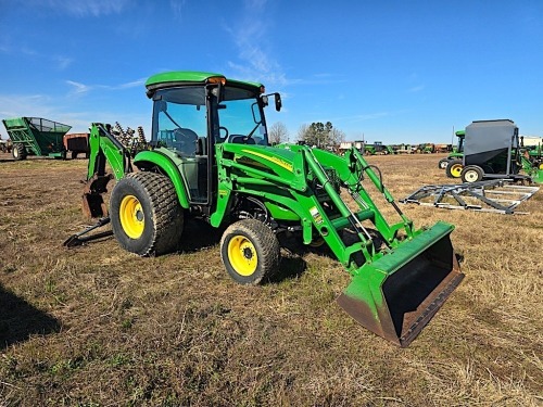 2013 John Deere 4720 MFWD Tractor, s/n 1LV4720HTDH946420: C/A, Loader, Backhoe Attachment, 2048 hrs