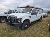 2008 Ford F250 4WD Pickup, s/n 1FTSX21578ED98798: Ext. Cab, Rack, No Tailgate, 198K mi. (Utility-Owned)