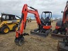 2022 Kubota KX033-4 Mini Excavator, s/n 17284: Canopy, Blade, Rubber Tracks, 51 hrs