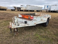 10x8 Tag Trailer: Pintle Hitch, S/A