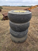 (4) 12.5L-16 Tires for Nurse Tank