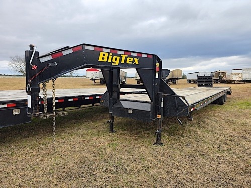 Big Tex 22GM 40' Gooseneck Trailer, s/n 16V3F4824P205904: T/A, Mega Ramps