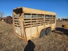 1973 16' Stock Trailer (No Title - Bill of Sale Only) - 4