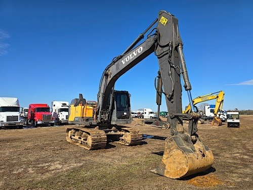 2017 Volvo EC160EL Excavator, s/n 310104: Encl. Cab, Hyd. Thumb, 6784 hrs