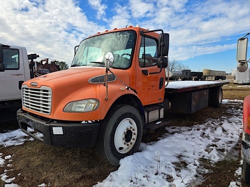 2007 Freightliner Flatbed Truck, s/n 1FVACXDC87HX98904: 6-sp., 245K mi.