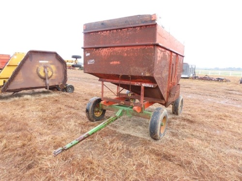 Gravity Flow Wagon on JD Running Gear: Side Dump