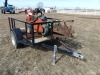 Ditch Witch Walk-behind 1230 Trencher, s/n 1T3355 w/ Trailer: Needs Pull Cord - 2