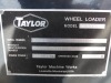 2020 Taylor T-1025 Rubber-tired Loader, s/n P45132: Cab, No Bucket, 23.5R25 Tires, 8837 hrs - 6