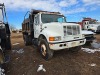 1996 International 4700 Single-axle Dump Truck, s/n 1HTSCAAR1TH283777 (Title Delay): DT466, Auto, 124K mi. - 2