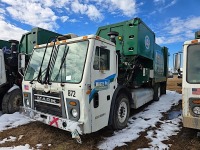 2015 Mack Garbage Truck, s/n 1M2AU14CXFM002208: Auto, Cranks & Runs