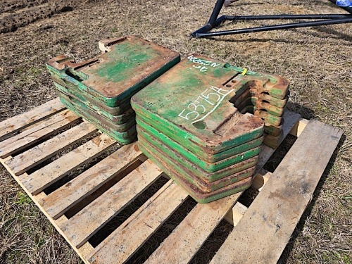 (12) John Deere Tractor Weights