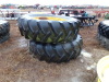 (2) 18.4x38 JD Dual Tires and Rims - 4