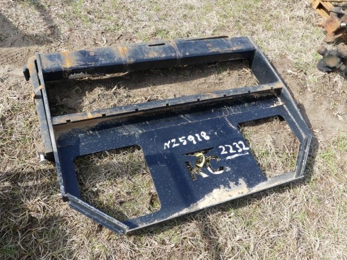 Pallet Forks and Backer Plate for Skid Steer