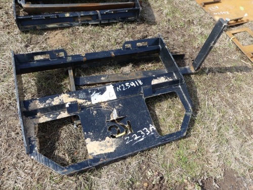 Pallet Forks and Backer Plate for Skid Steer