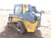 John Deere 323E Skid Steer, s/n 26513: Canopy, Rubber Tracks, Forks, 4428 hrs - 9