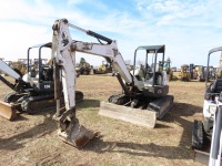 Bobcat E50 Mini Excavator, s/n AG3N11107: 4-post Canopy, Rubber Tracks, 3752 hrs