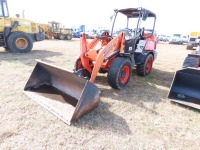 Kubota R530 Rubber-tired Loader, s/n 10064: 4-post Canopy, 3885 hrs