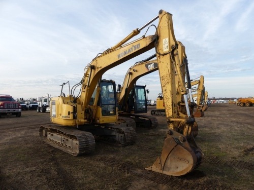 2009 Komatsu PC138USLC-8 Excavator, s/n 23839: C/A, Steel Tracks