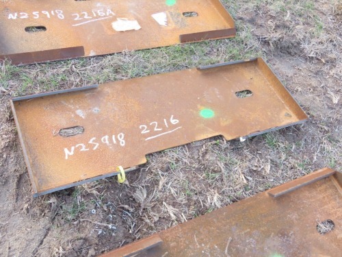 Backer Plate for Skid Steer