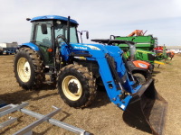 New Holland TD5050 MFWD Tractor, s/n Y59670: C/A, 820TL Front Loader, 4291 hrs