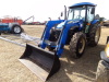 New Holland TD5050 MFWD Tractor, s/n Y59670: C/A, 820TL Front Loader, 4291 hrs - 3