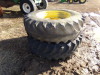 (2) Firestone 380/85R30 Front Tractor Wheels and Rims - 2