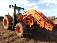 Kubota M6.141 Tractor, s/n 10102: C/A, Loader, 3731 hrs