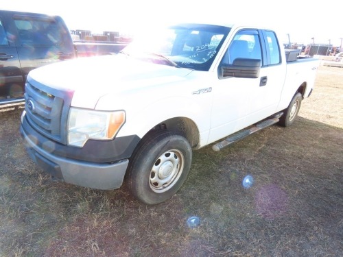 2012 Ford F150 4WD Pickup, s/n 1FTCX1ENA8CFB86388: Ext. Cab, 212K mi. (Utility-Owned)