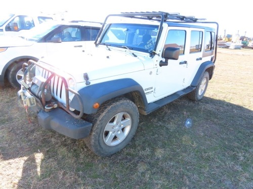 2014 Jeep Wrangler, s/n 1C4HJWDG6EL309441: Lifter Noise, 147K mi. (Utility-Owned)