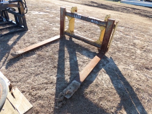 Quick Hitch Forks for Rubber-tired Loader