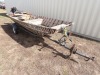 14' Flat Bottom Boat, s/n 3671132: 20hp Mercury - 2