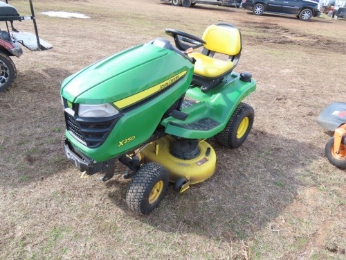 John Deere X350 Riding Mower, s/n 04589: 238 hrs