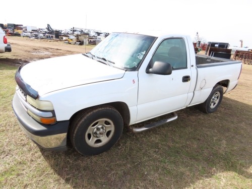 2001 Chevy Silverado Pickup, s/n 1GCEC14W217216818: SWB, 257K mi.