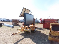 2008 Solartech Sign Trailer, s/n 4GM2M131881460031 (No Title - Bill of Sale Only): (Utility-Owned)