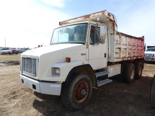 2000 Freightliner FL80 Dump Truck, s/n 1FVXJJBB1YHF85448: 13K mi. (Utility-Owned)