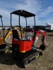 Future FT13 Mini Excavator, s/n 241241: Gas Eng., 4-post Canopy, Manual Thumb, 1 hr - 6