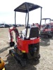 Future FT13 Mini Excavator, s/n 241241: Gas Eng., 4-post Canopy, Manual Thumb, 1 hr - 7